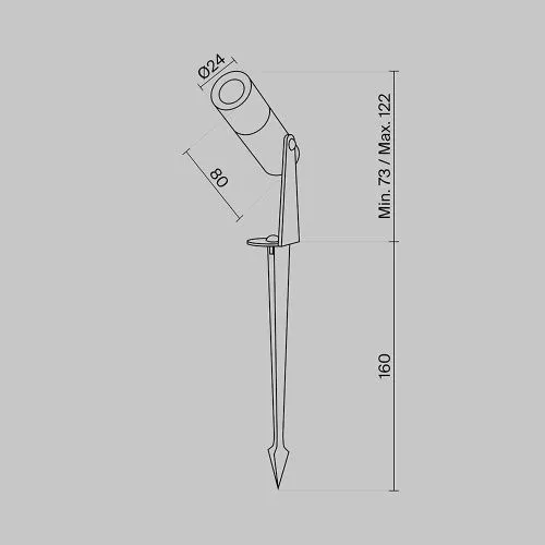 Ландшафтный светильник Outdoor O050FL-L2W3K  фото 8